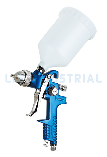 Voylet H827 HVLP Pistol de pulverizare cu aer pulverizator de vopsea 600 ml cu alimentare gravitațională